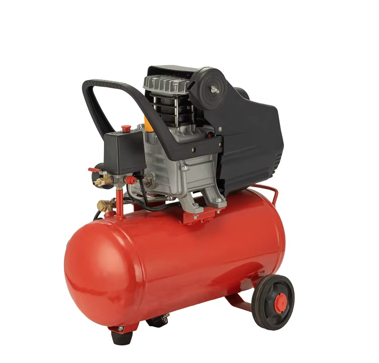 Hot Seller 1.5kw Electric Diesel Piston Tire Air Compressor 24L Direct Drive Industrial Compressor — image 4