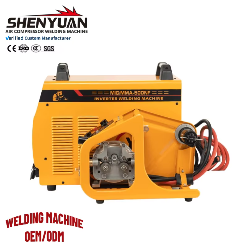 SHENYUAN IGBT INVERTER Gas Protection Welding Machine Portable Welder Manual Metal Arc Welder MIG/MMA-500NF — image 2