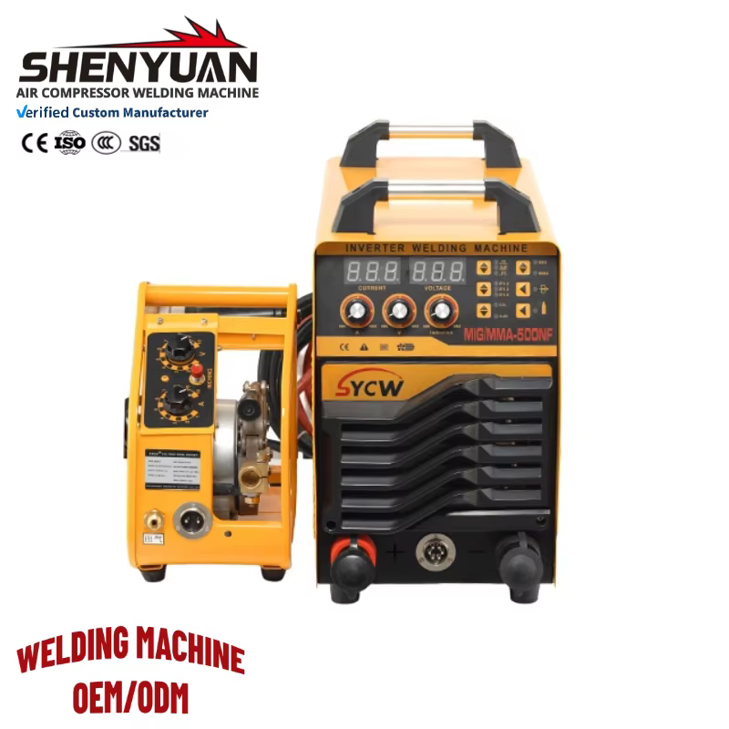 SHENYUAN IGBT INVERTER Gas Protection Welding Machine Portable Welder Manual Metal Arc Welder MIG/MMA-500NF — image 3