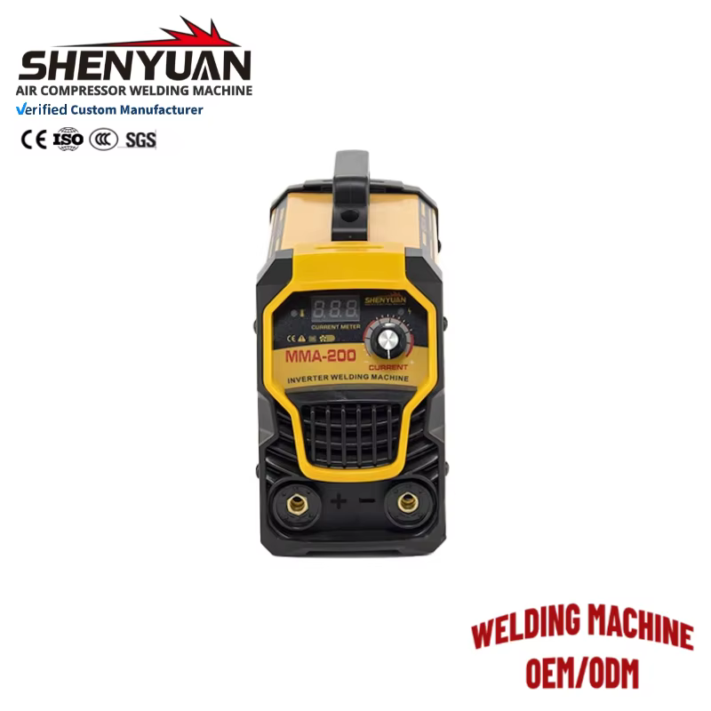MMA-200 Portable Mini Size Plastic and Iron Shell Vertical Welding Machine Real Current 100A 120A Shenyuan China Factory — image 2