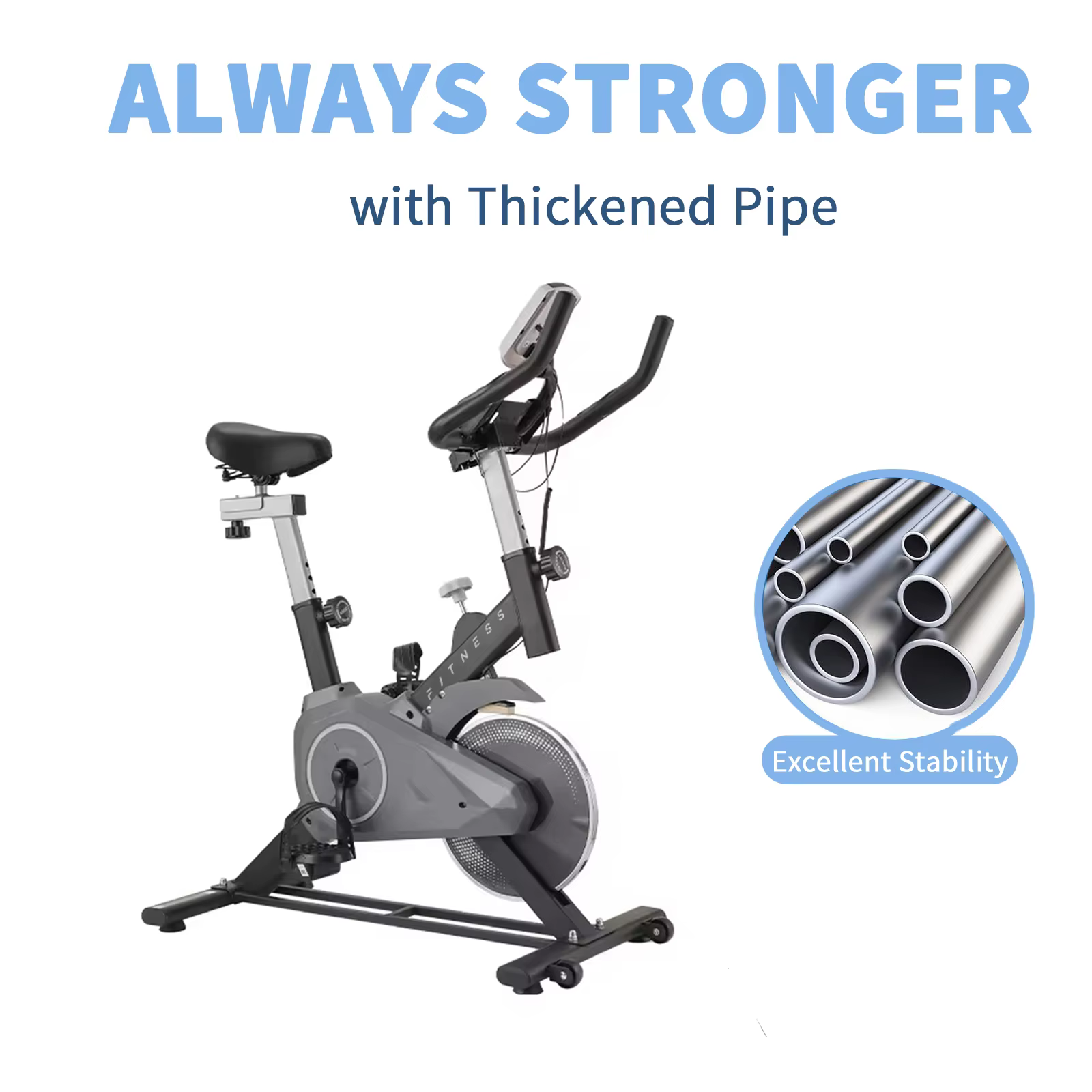 Oem Factory Bodybuilding Spinning Bike 4kgs Gym Bodybuilding Equipment Spinning Bike With Monitor — image 3