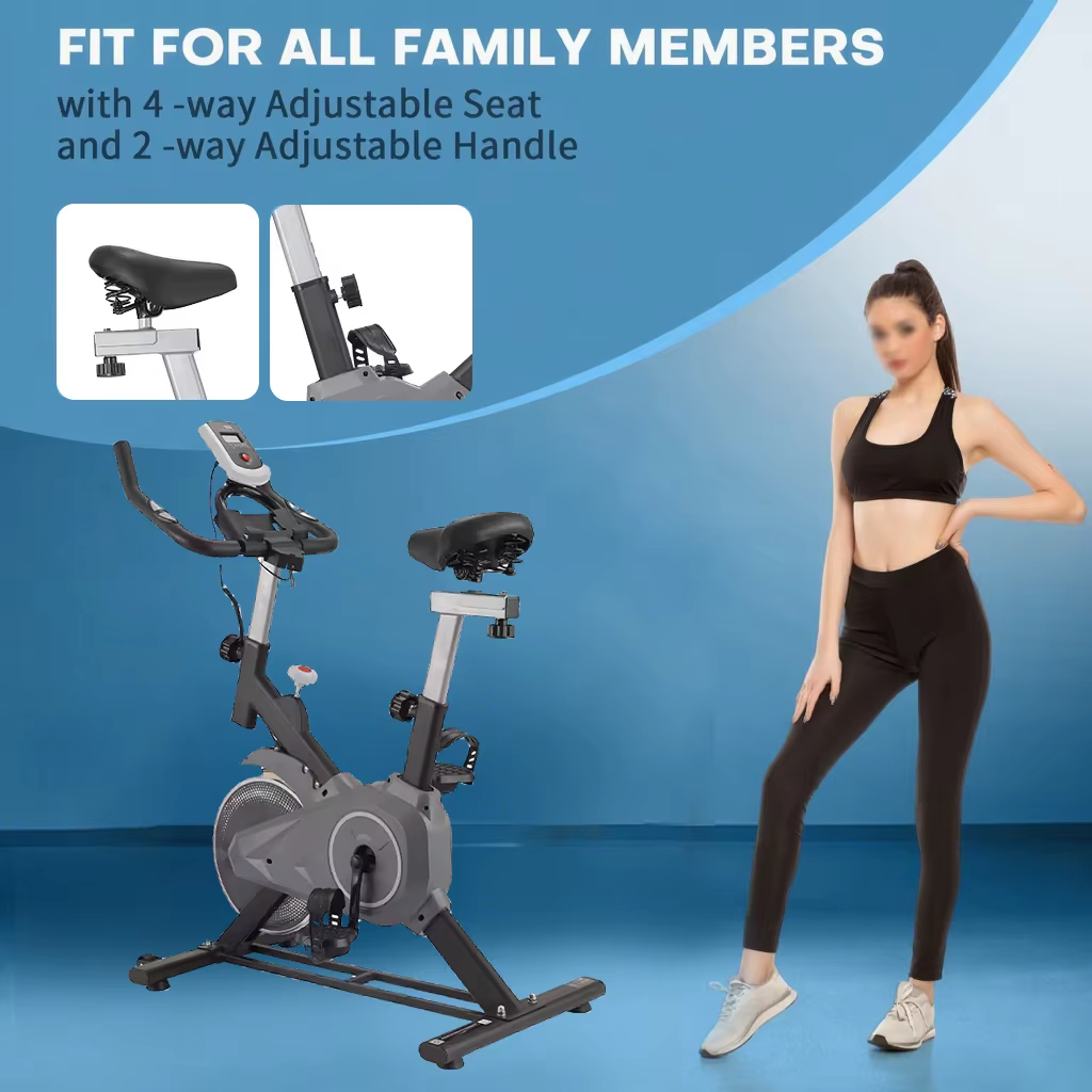 Oem Factory Bodybuilding Spinning Bike 4kgs Gym Bodybuilding Equipment Spinning Bike With Monitor — image 6