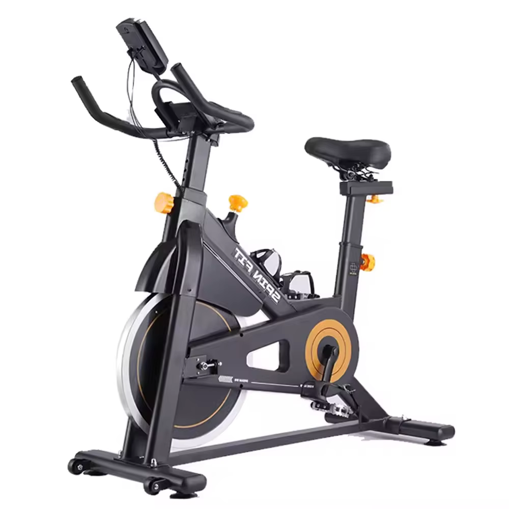 Professional Indoor Exercise Bike Quiet Adjustable Resistance Magnetic Brake System Home Use Spinning Bike — image 2