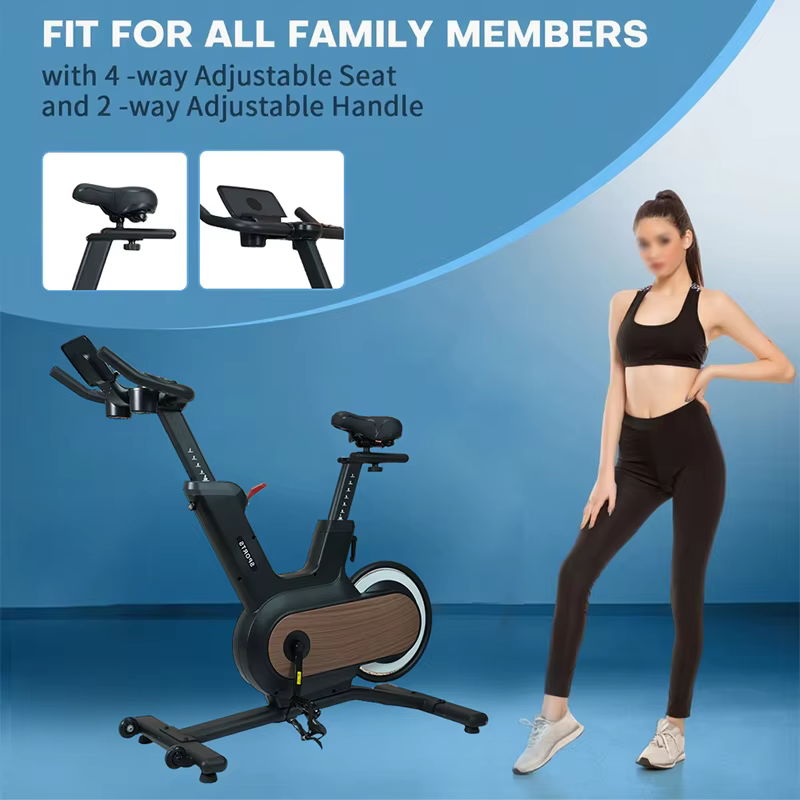 Trade Assurance Spinning Bike Home Gym Equipment 10kgs Flywheel Spinning Bikes With Screen — image 6