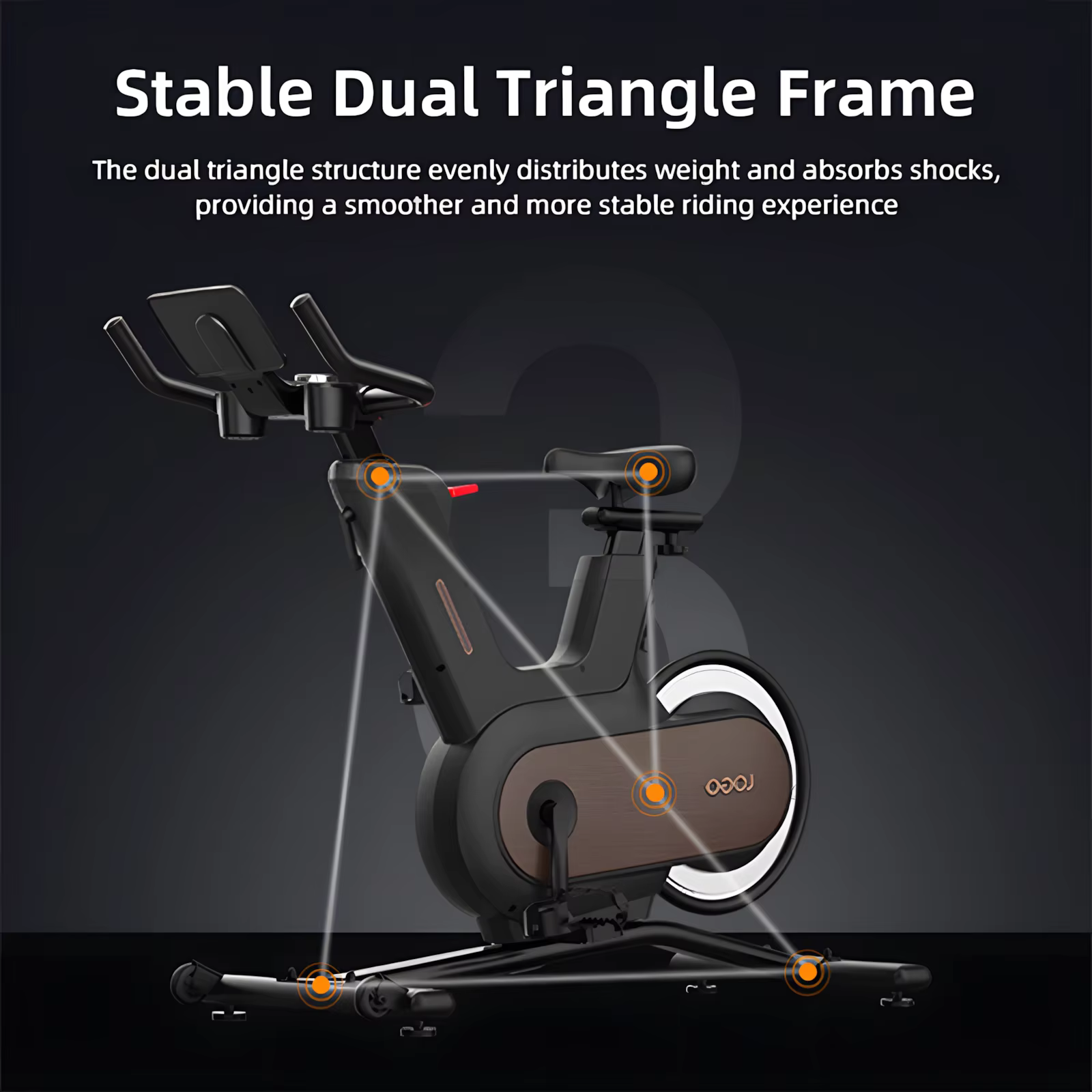 Wholesale Price Bike Spinning Exercise Steel Frame Heavy Duty Gym Use Professional Spinning Bike — image 3