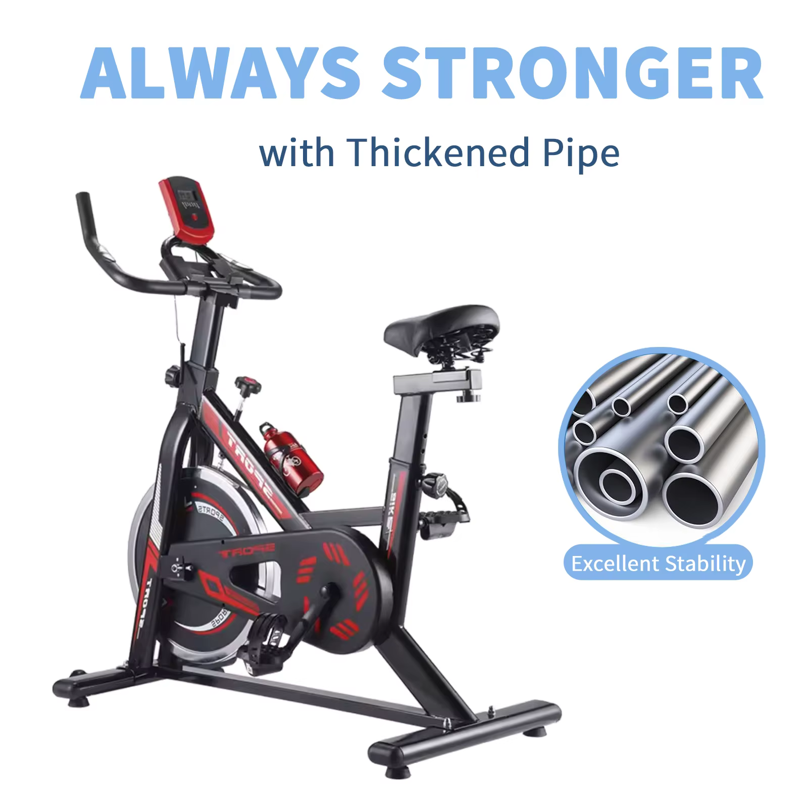 New Trend Product Indoor Magnetic Spinning Bike 10kgs Flywheel Fitness Equipment Exercise Spinning Bikes — image 3