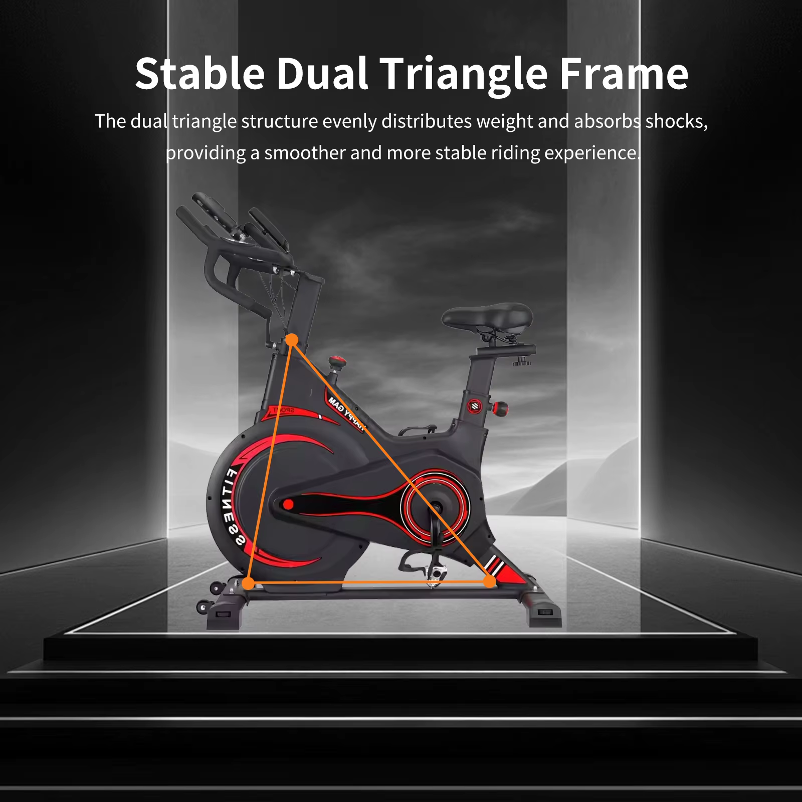 Wholesale Price Spinning Bike Indoor Magnetic Smart Gym Equipment Exercise Spinning Bikes — image 2
