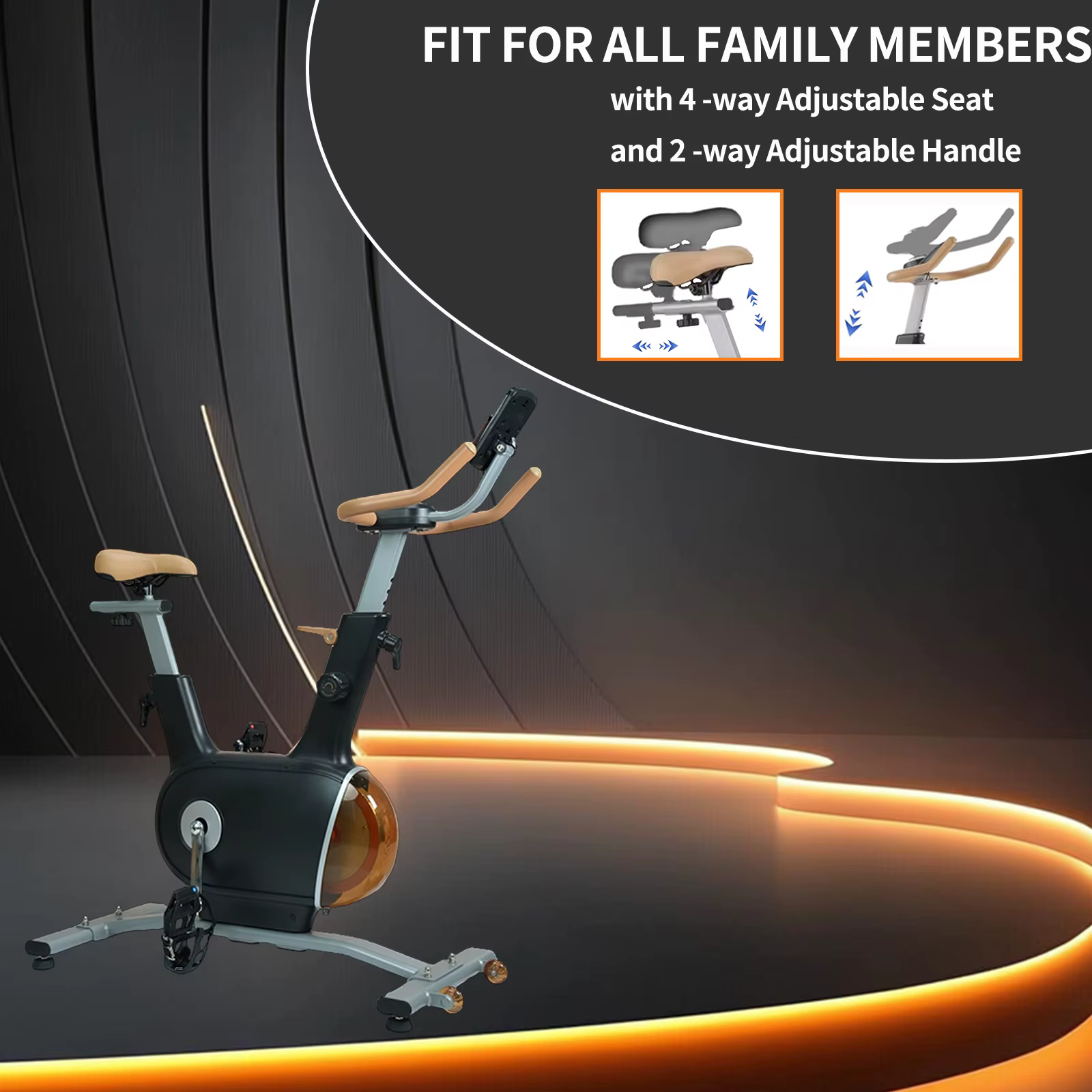 Spinning Bike Commercial Gym Fitness Equipment Indoor Body Strong Magnetic Spinning Bikes — image 2