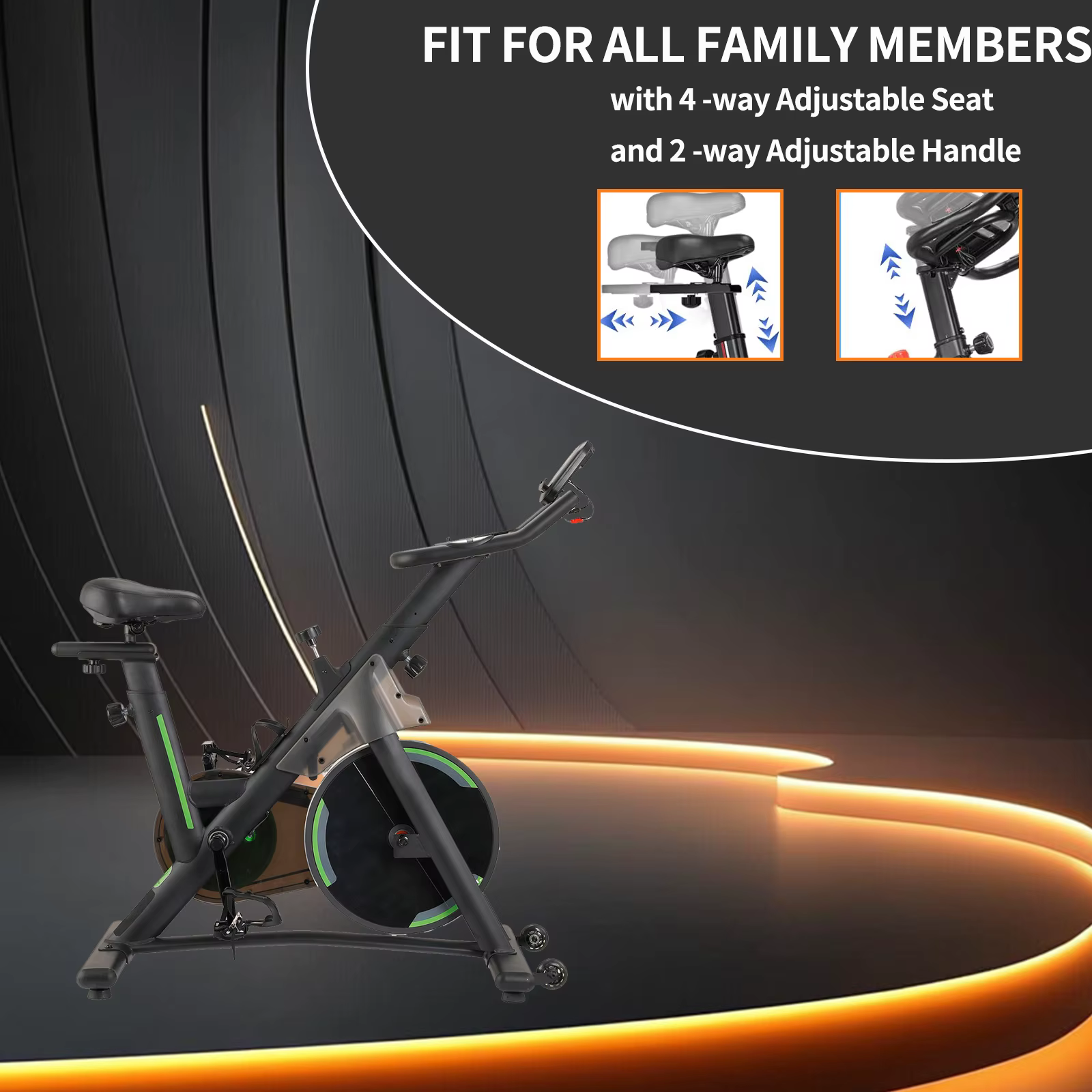 Best Selling Magnetic Bicycle Home Use Body Building Indoor Exercise Spinning Bikes — image 2