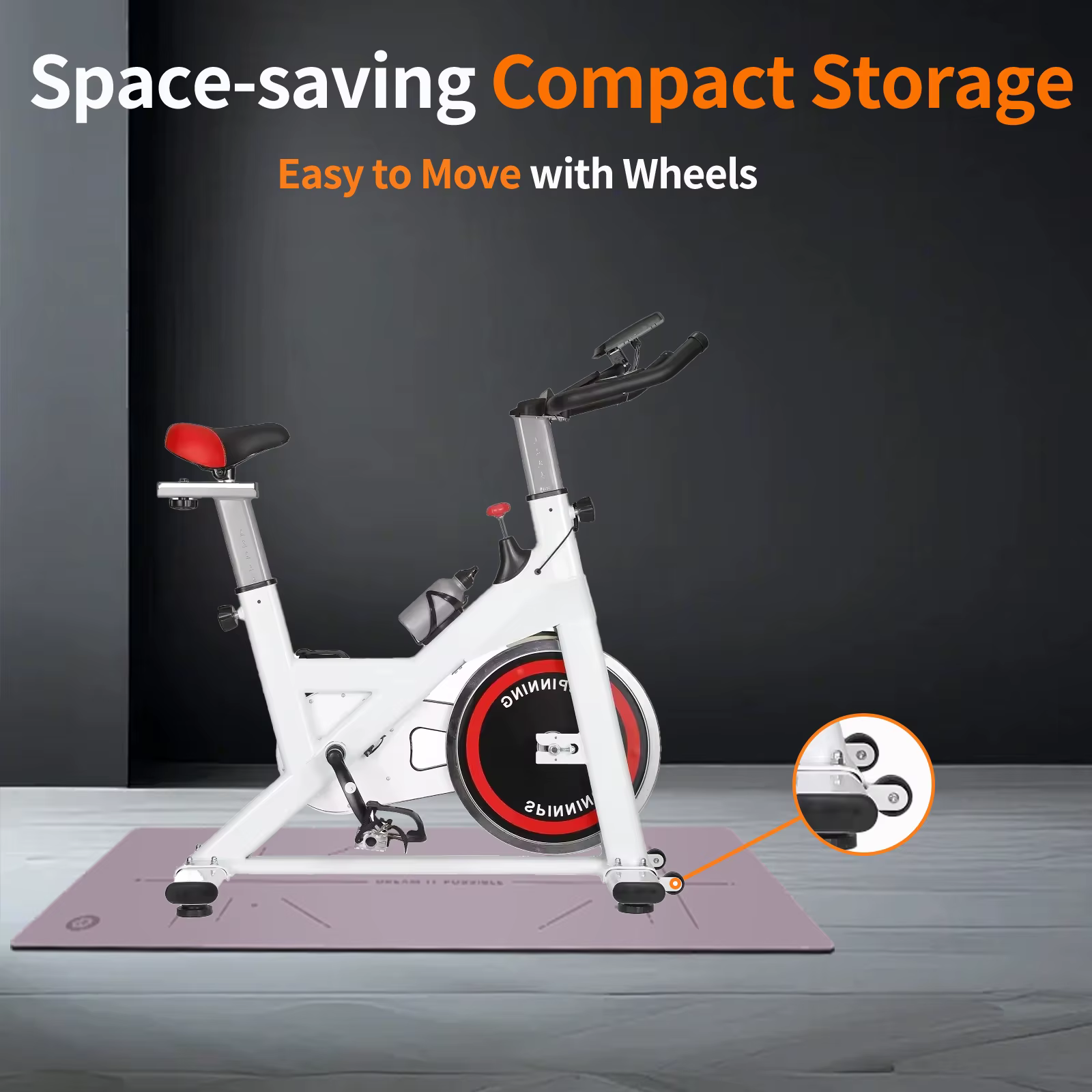 Adjustable Handlebars Commercial Fitness Equipment Indoor Cycling Spin Bikes — image 5