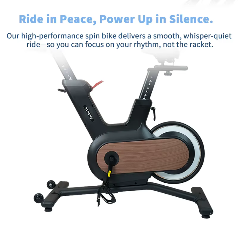 Oem Indoor Stationery Bicycle 10kgs Flywheel Fitness Equipment Magnetic Control Exercise Spinning Bikes — image 5
