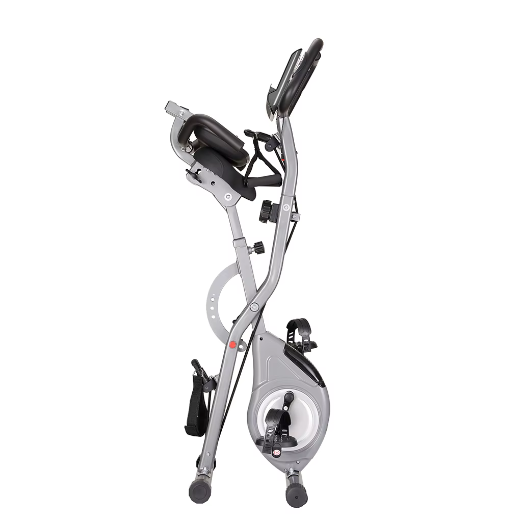 New Sale Exercise Bike Home Fitness Indoor Foldable Iron Body Exercise Bike for Women — image 6