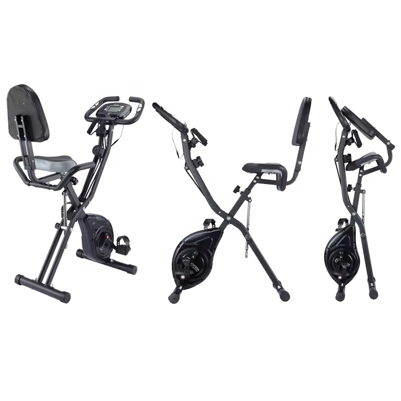 Trade Assurance Seated Exercise Bike Home Office Use Magnetic Folding Exercise Cycling Bike — image 3