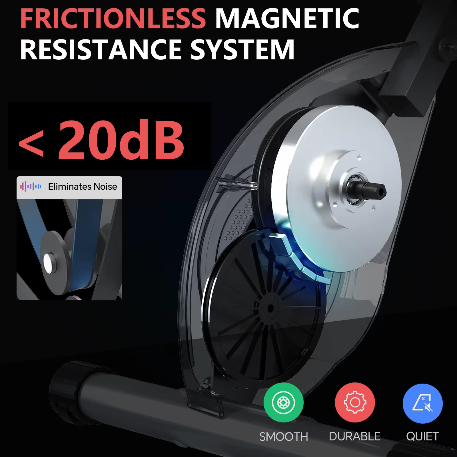 Static Exercise Bike Foldable Indoor Fitness Gym Stationary Bicycle Exercise Bike for Home Use — image 5