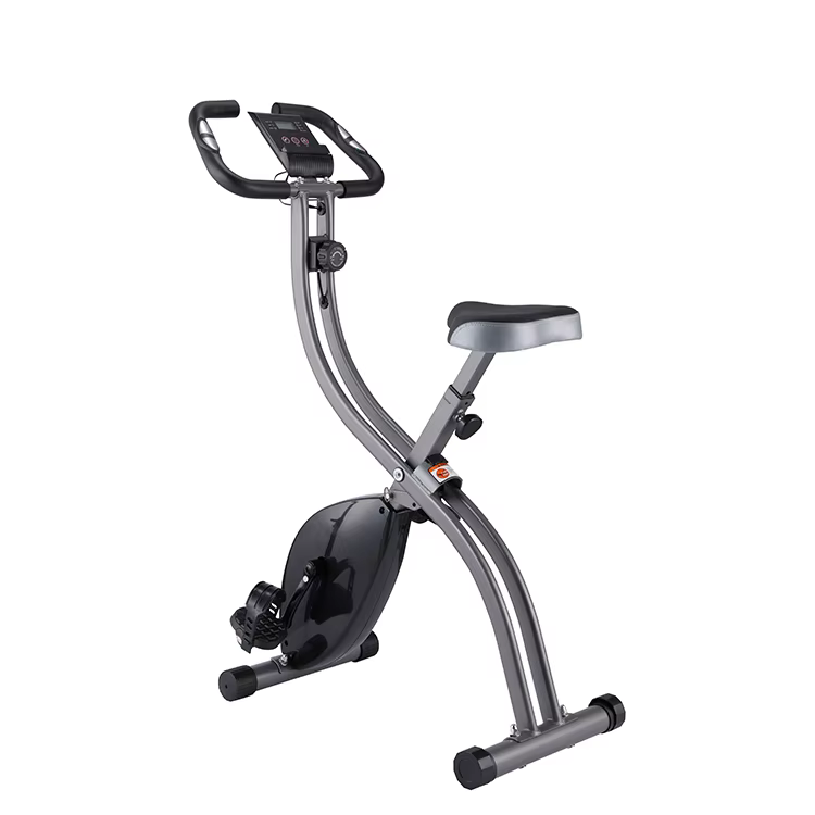 Premium Quality Indoor Folding Exercise Bike Home Gym Fitness Magnetic Cycling Exercise Bike — image 4