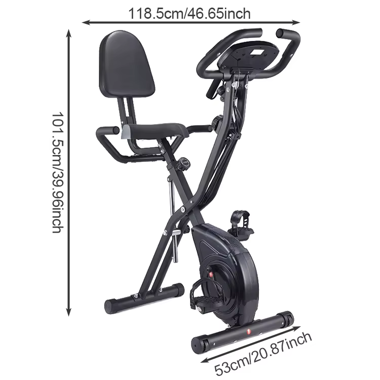 OEM Factory Fitness Exercise Bike Foldable Indoor Magnetic Resistance Exercise Bike for Sale — image 2