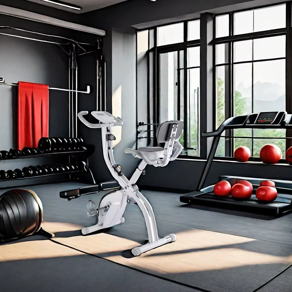 High Quality Factory Price Folding Magnetic Fitness Exercise Bike Indoor Magnetic Bike — image 3