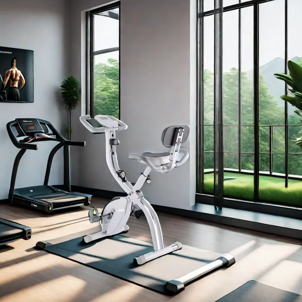 High Quality Factory Price Folding Magnetic Fitness Exercise Bike Indoor Magnetic Bike — image 4