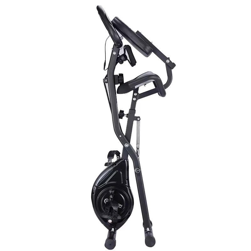 New Arrival Gym Bicycle Exercise Bike Foldable Upright Mini Space Saving Exercise Bike for Home — image 2