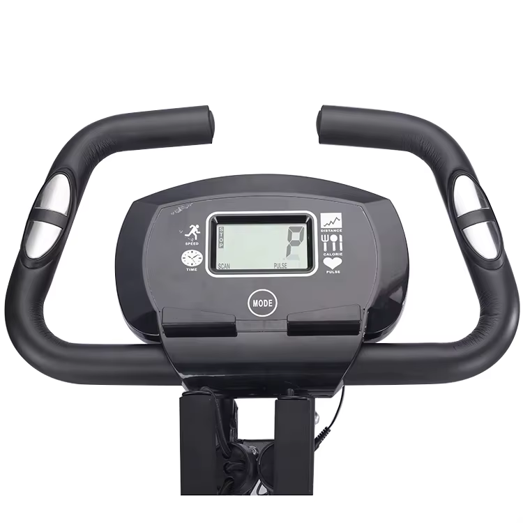 New Arrival Gym Bicycle Exercise Bike Foldable Upright Mini Space Saving Exercise Bike for Home — image 4