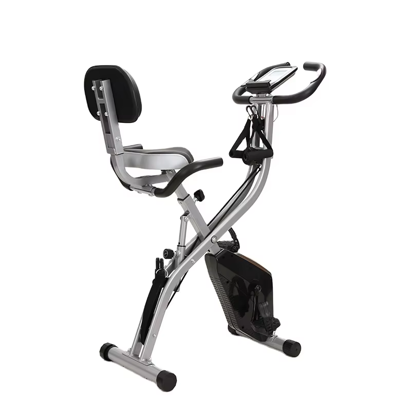 New Arrival Fitness Cycle Gym Exercise Bike Foldable Steel Frame Multifunctional Home Exercise Bike — image 4