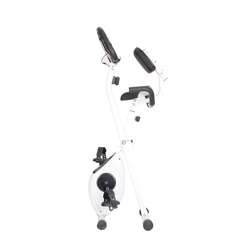 New Sale Stationary Magnetic Wheel Bicycle Indoor Fitness Equipment Folding Exercise X Bikes — image 4