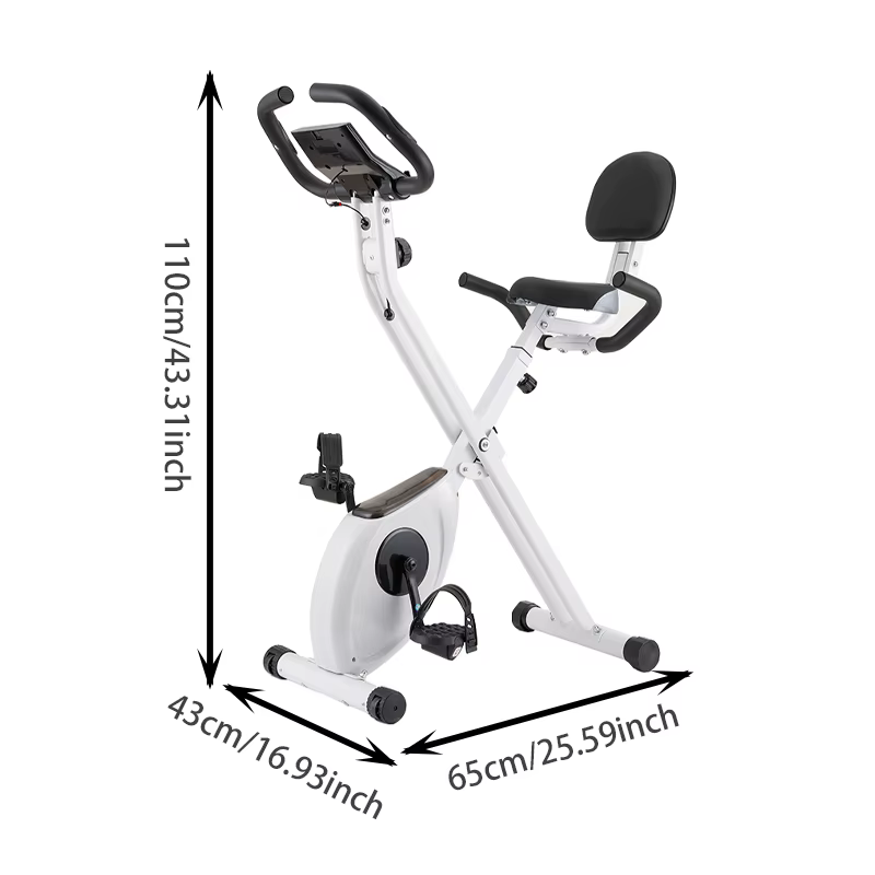 Oem Folding Training Bicycle Sport Equipment Body Care Gym Cycle Exercise Bike for Women — image 2