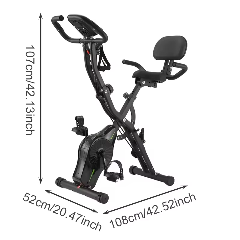 Gym Workout Exercise Bike Magnetic Fitness Stationary Indoor Cycling Folding Exercise Bikes for Home Use — image 2