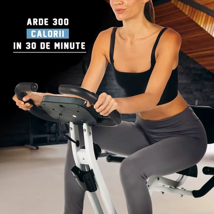 Hot Selling Folding Stationary Bicycle Max User Weight to 220lb Fitness Equipment Exercise Bikes for Sale — image 6