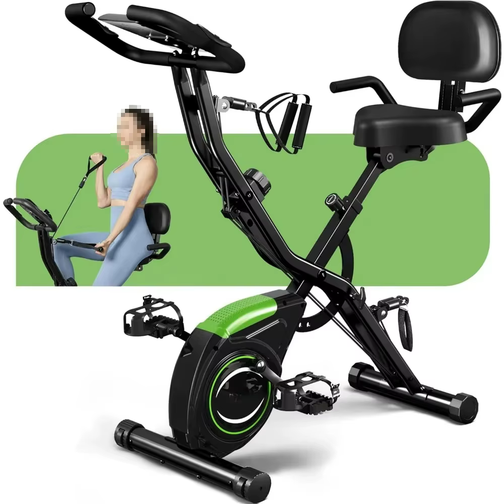 Fitness Sports Exercise Bike Folding 3kg Flywheel Magnetic Exercise Bike Fitness for Home Use — image 2