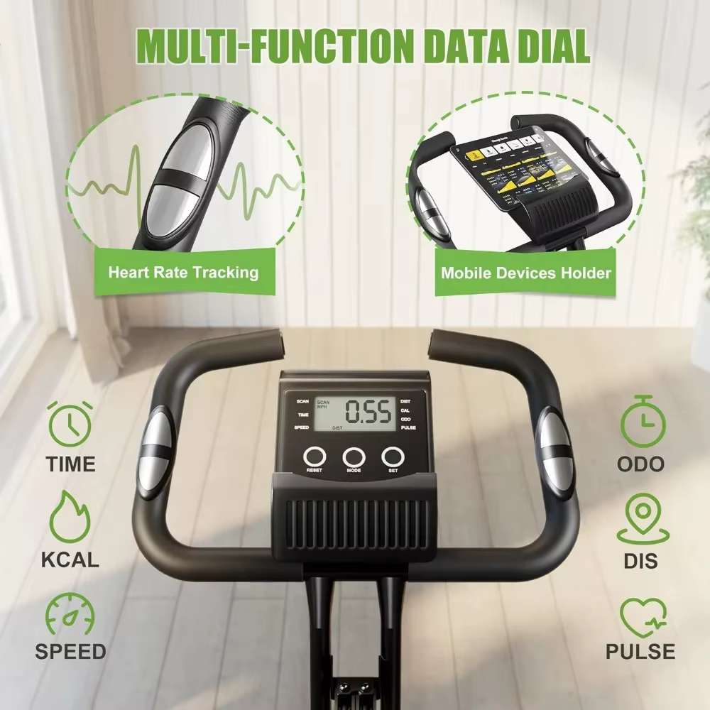Fitness Sports Exercise Bike Folding 3kg Flywheel Magnetic Exercise Bike Fitness for Home Use — image 5