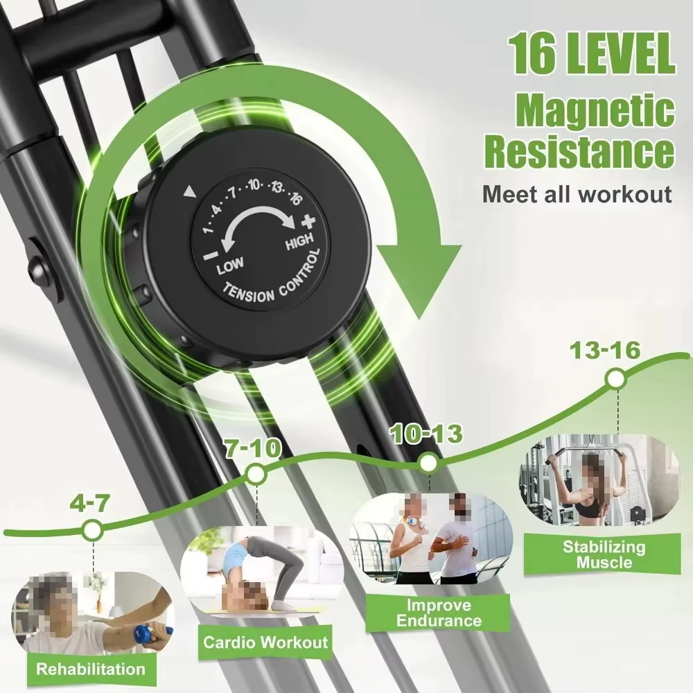 New Sale Home Gym Equipment Sport Exercise Bike Magnetic Cardio Training Folding Exercise Bikes — image 4