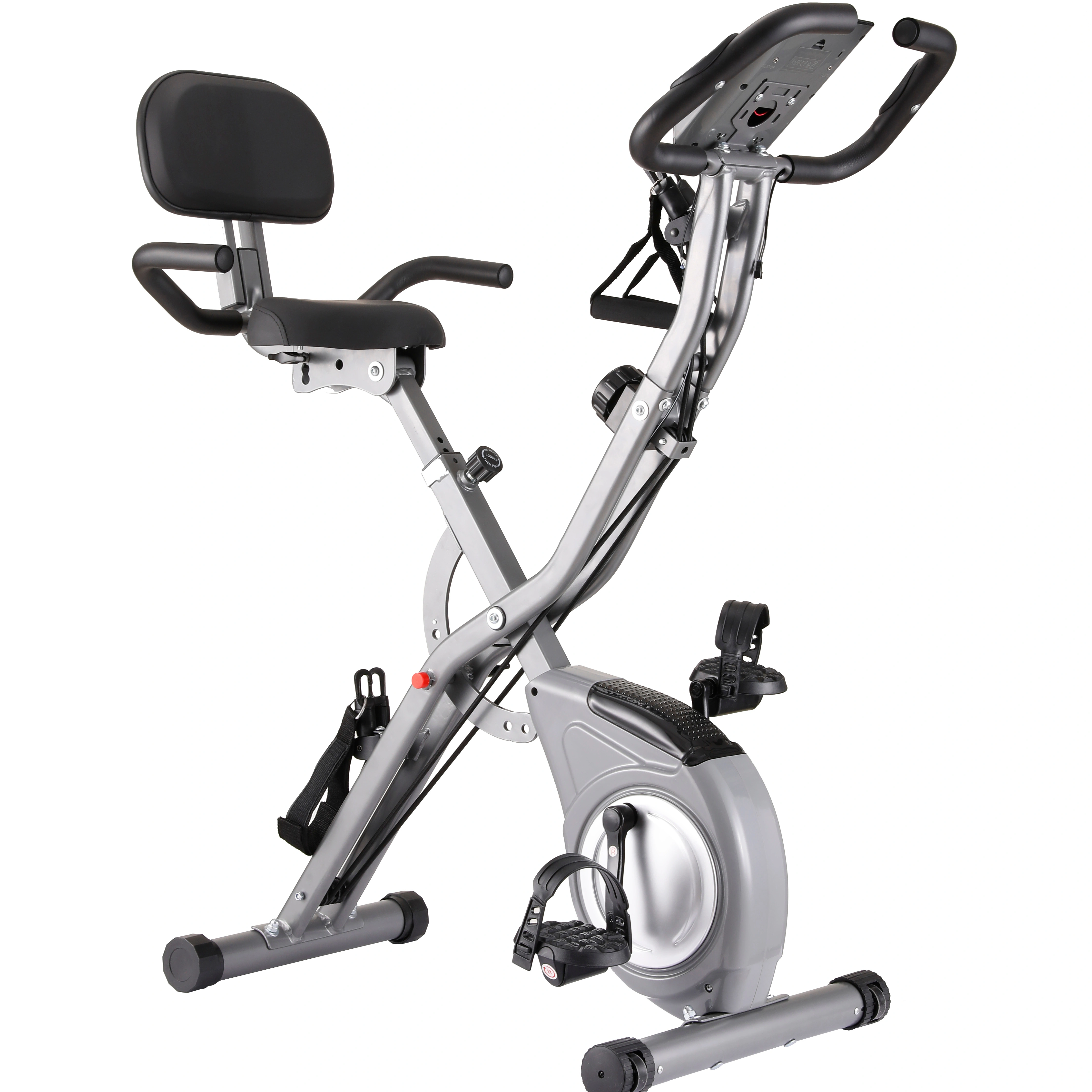 Luxury Exercise X Bike Home Gym Use Magnetic Fitness Foldable Cycle Exercise Upright Bike — image 3