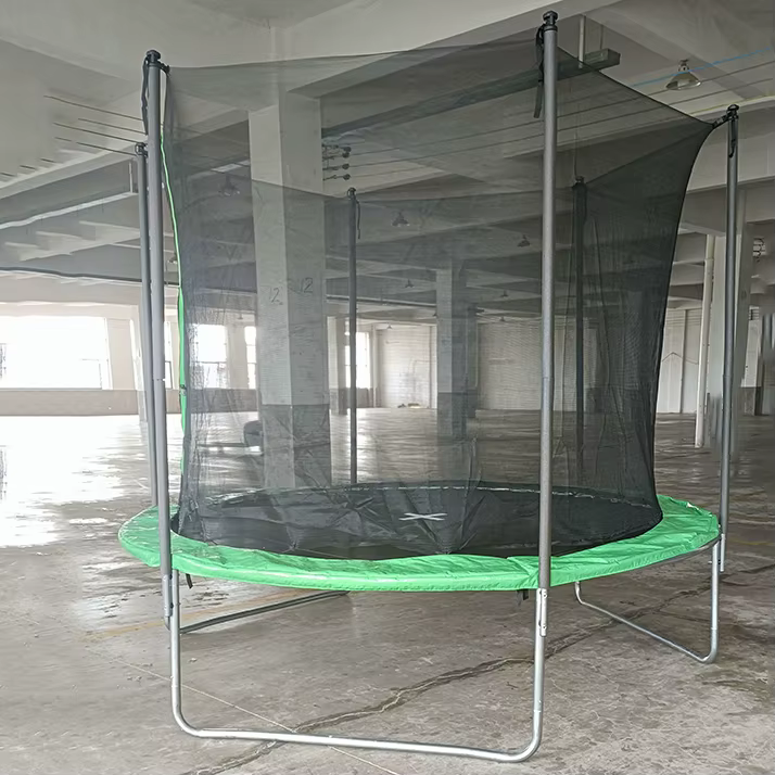 Big Discount 14FT Trampoline Adults Safety Net Equipped Big Round Outdoor Trampoline for Children — image 6