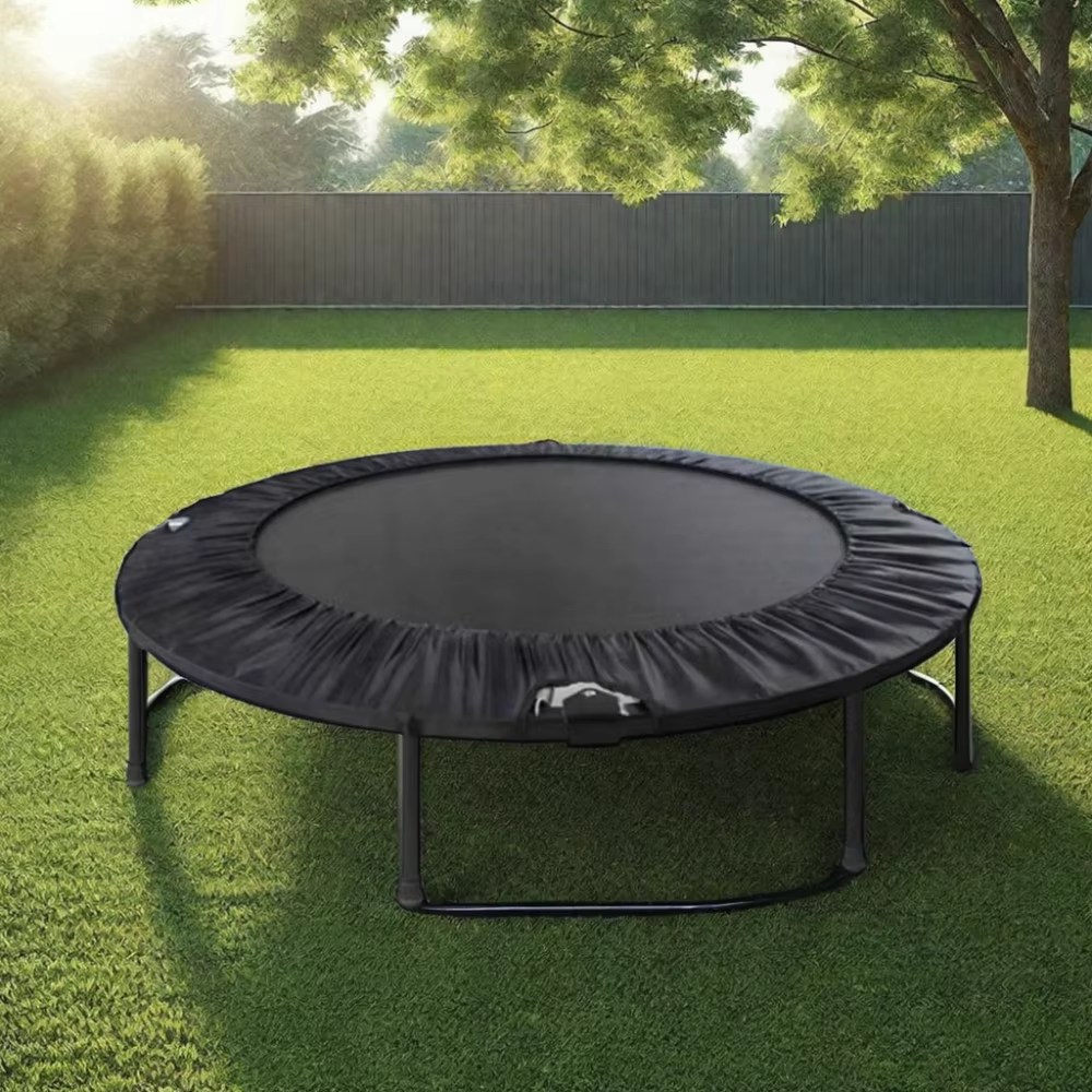 Unisex 40inch Mini Trampoline Low Price Foldable Fitness Exercise Stainless Steel Polypropylene Cloth Nylon Outdoor Jumping Gym — image 6