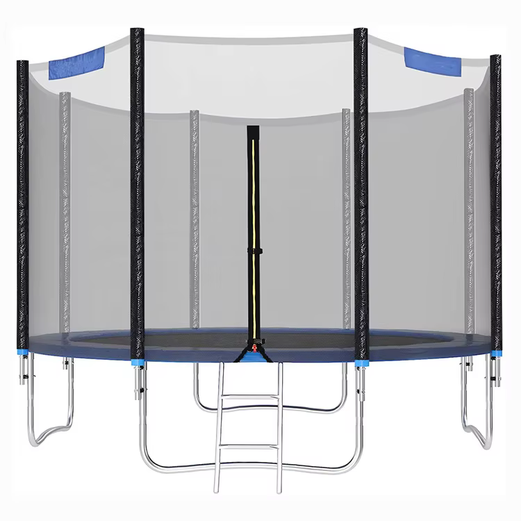 One-stop Service Round Trampoline Jumping Unisex Fitness Kids Trampoline With Safety Net — image 3