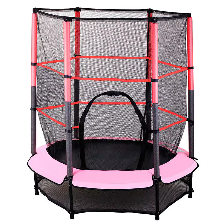 Kid's Home Exercise Equipment Outer Net Trampoline Cheap 55 Inch Kids Trampoline For Sale — image 3