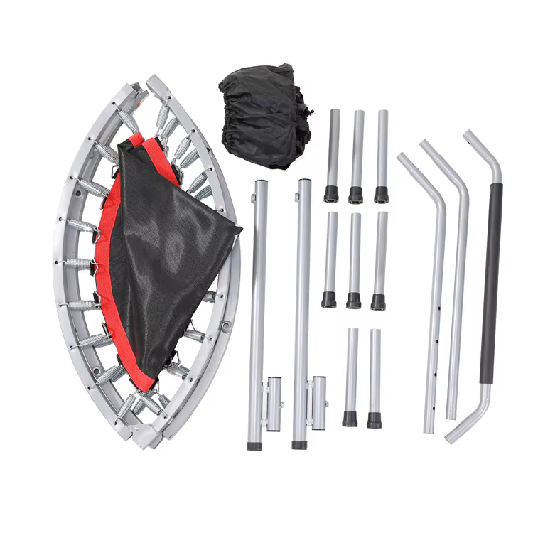 Mini Round Spring Jumping Trampoline Gymnastic Fitness Square Trampoline for Indoor Sports — image 4
