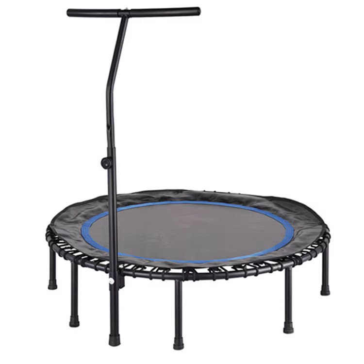 Custom LOGO OEM Fitness Trampoline Outdoor Cardio 36inch Jumping Square Trampolines for Kids Adults — image 2
