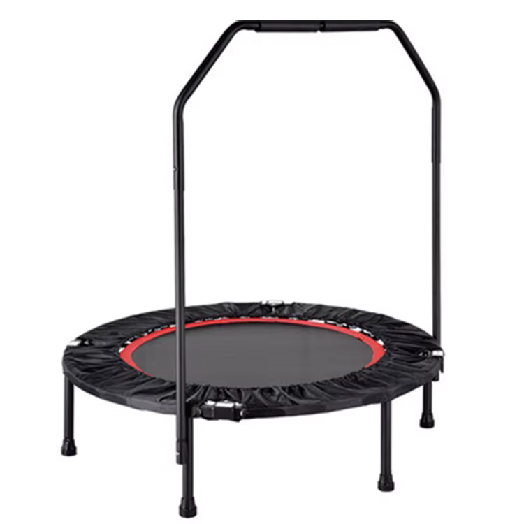 Attractive Price Resilience Trampoline Indoor Garden Workout Trampoline With Adjustable Handle — image 2