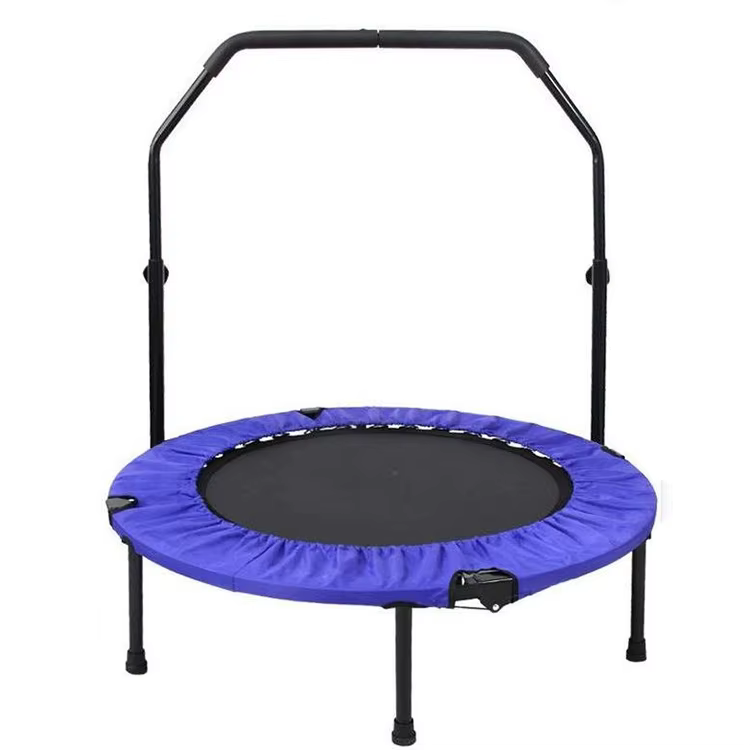 Attractive Price Resilience Trampoline Indoor Garden Workout Trampoline With Adjustable Handle — image 5