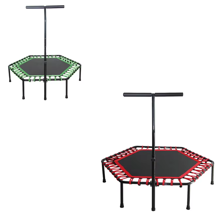 Fast Dispatch Hexagonal Trampoline Outdoor Kids Max Load 330 Lbs Indoor Workout Trampolines — image 5