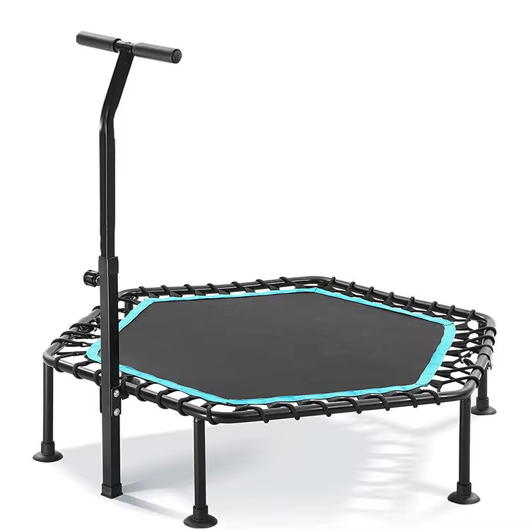 Wholesale Price Durable Mini Trampoline Adult and Kids Fitness Jumping Indoor Exercise Trampolines — image 2