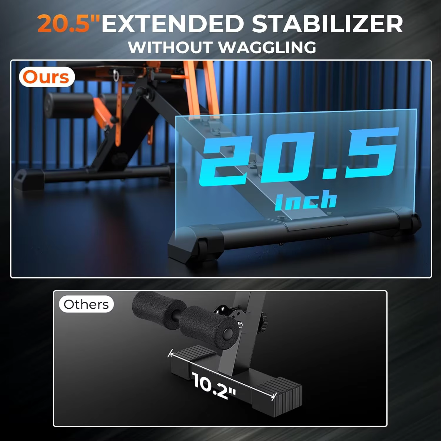 High Quality Portable Exercise Fitness Bench Multifunctional Adjustable Workout Bench for Home Gym — image 6