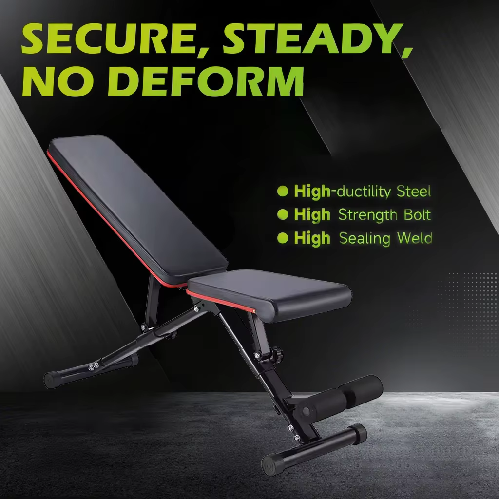 Best Selling Foldable Adjustable Weight Bench Incline Weight Lifting All-in-one Workout Benches — image 3