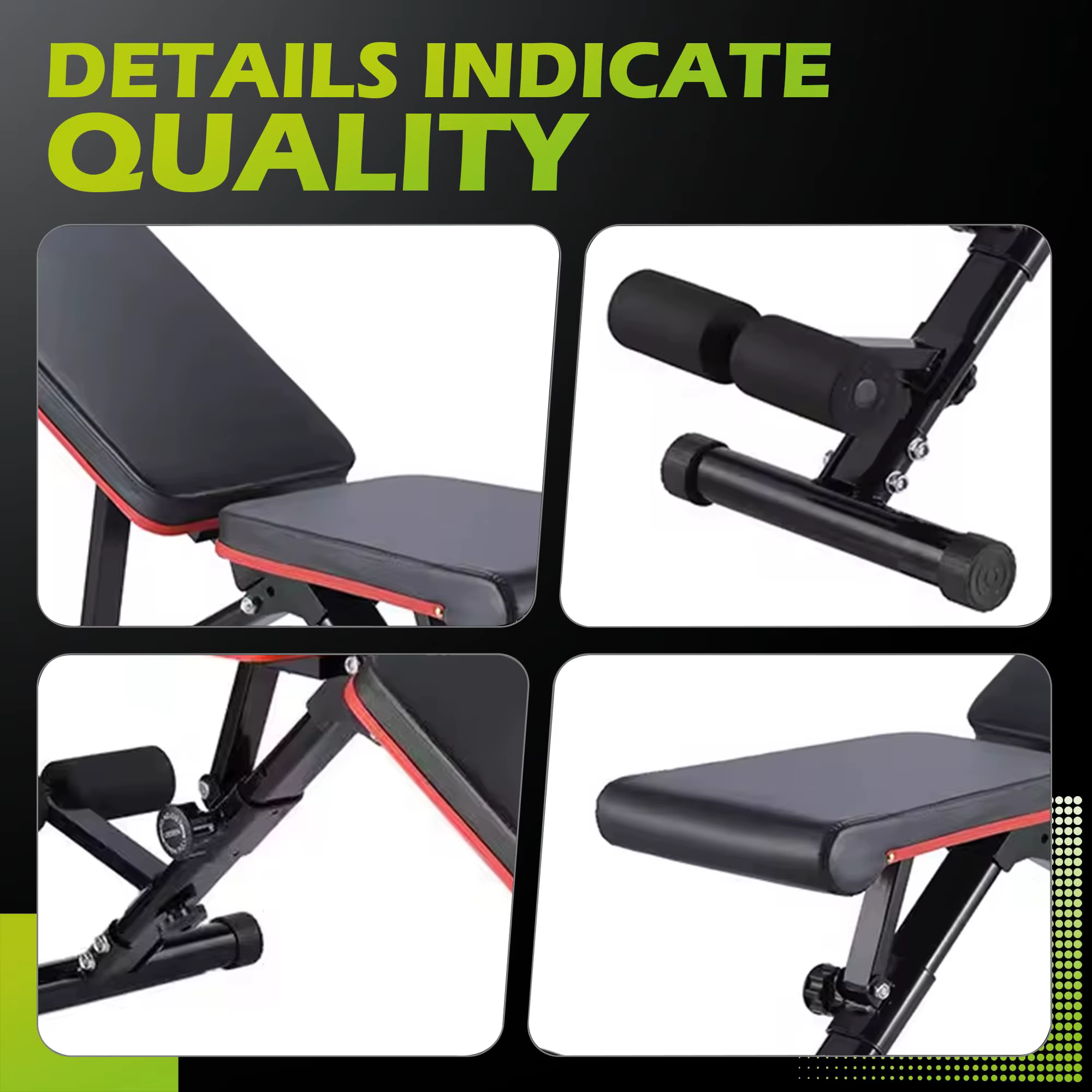 Best Selling Foldable Adjustable Weight Bench Incline Weight Lifting All-in-one Workout Benches — image 5