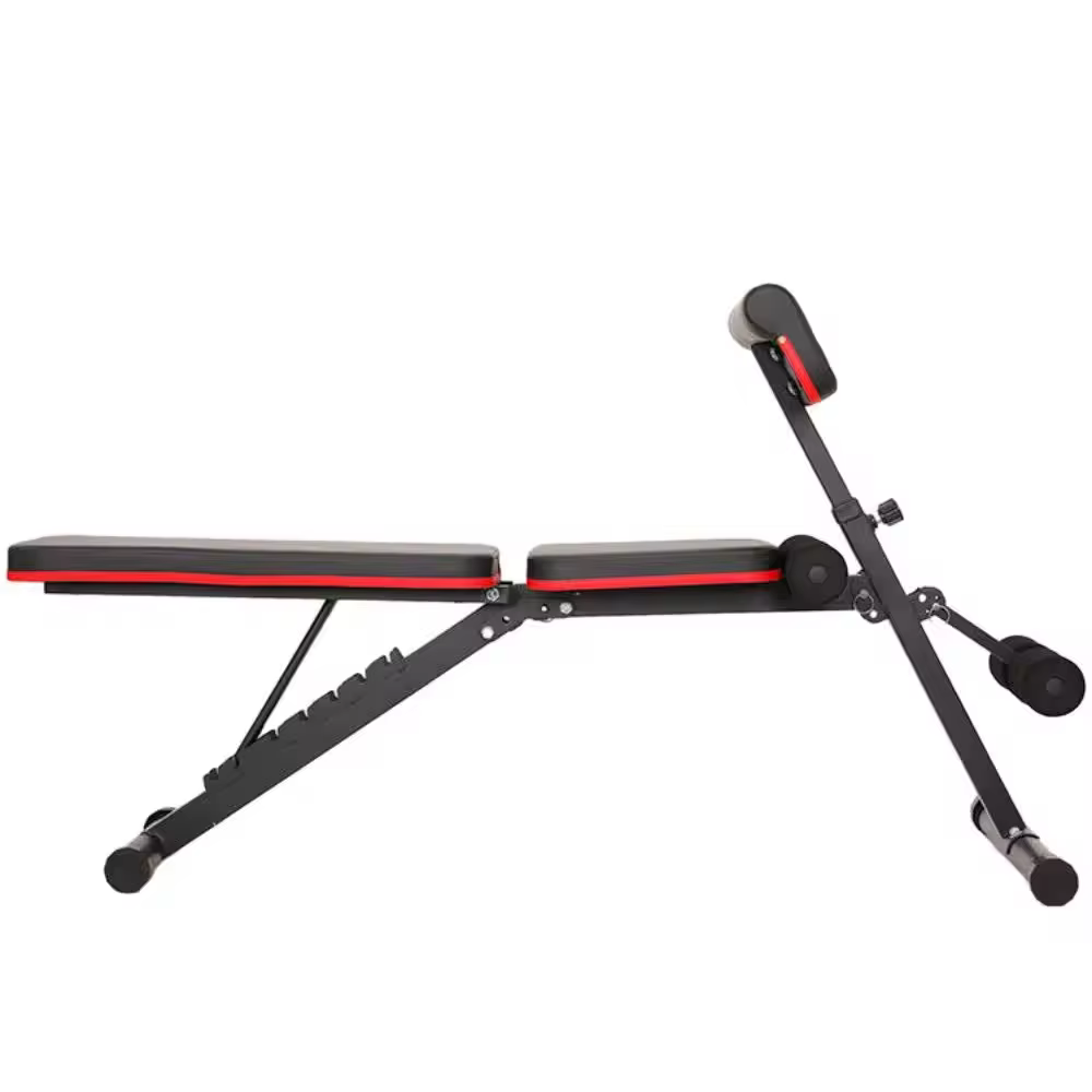 China Supplier Exercise Bench Bodybuilding Collapsible Home Gym Workout Sit up Bench — image 4