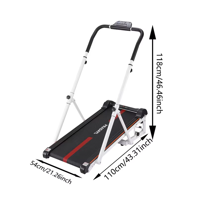 Factory Direct Sales Treadmill Adjustable Manual Cardio Training Home Fitness Equipment Manual Treadmill — image 2