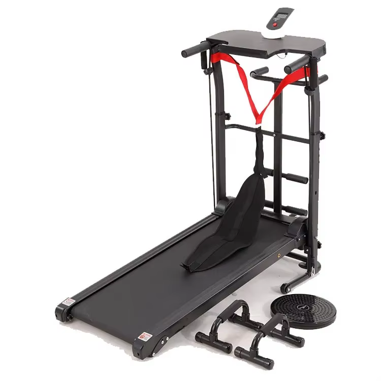 Christmas Sale 4 in 1 Treadmill Indoor Foldable Mechanical Non-Motorised Folding Manual Treadmill — image 5