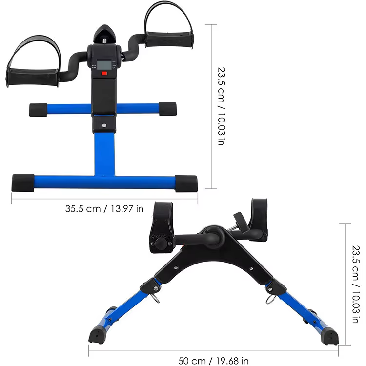 Wholesale Under Desk Bike Pedal Exerciser Portable Gym Fitness Pedal Exercise Leg Exerciser for Home — image 3